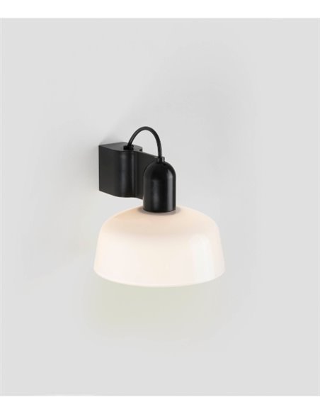 Aplique de pared Tatawin – Faro – Lámpara decorativa en blanco o negro