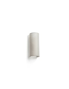 Aplique de pared Otton R vertical – Faro – Lámpara moderna de lino, 2 luces 2