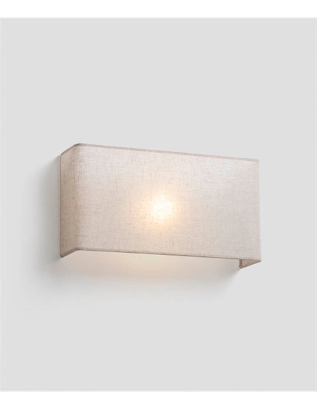 Aplique de pared Otton RCT horizontal – Faro – Pantalla de lino en 2 colores
