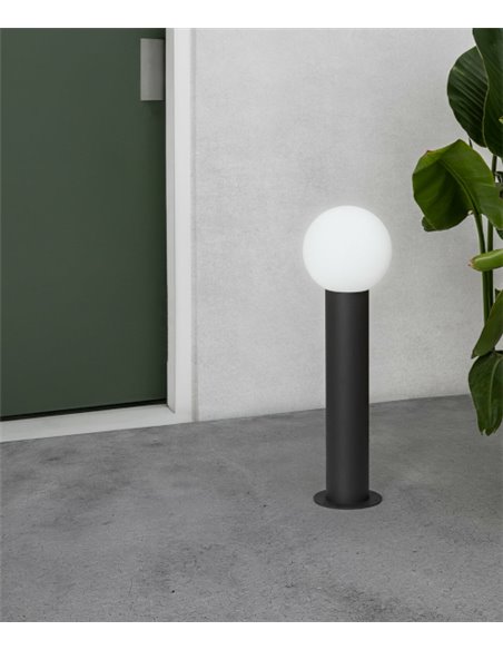 Baliza de exterior Moon – Faro – Lámpara Gris Oscuro, 61 cm