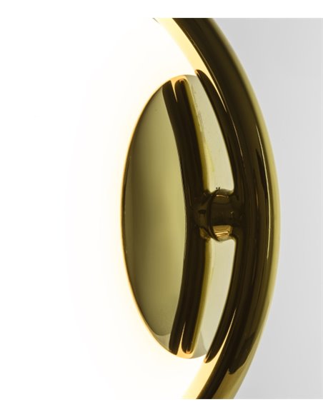 Sobremesa estructura oro con difusor de cristal – Le Vita - Faro
