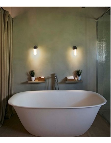Aplique para baño de bronce LED IP44 – Brume – Faro