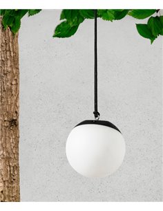 Lámpara portátil de exterior Voila – Faro – Con luz RGB, USB, LED 3000K