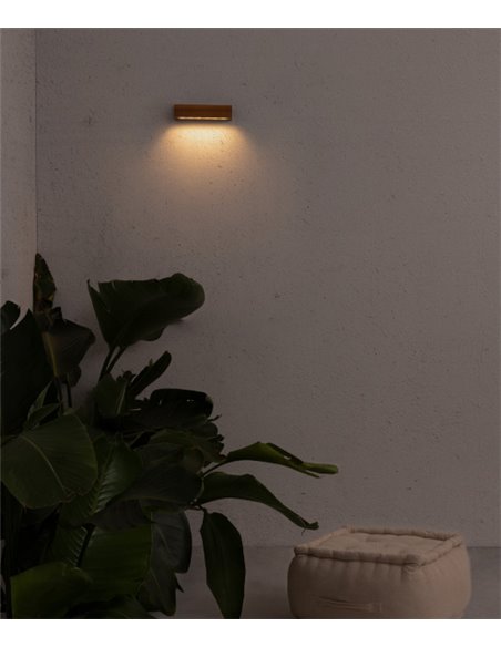 Aplique de exterior Lako – Faro – Lámpara LED 3000K, Aluminio, 22 cm