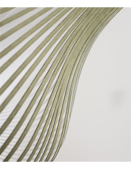 Lámpara colgante Onion - IDP Lampshades – Pantalla de terciopelo con difusor interior, 3 colores