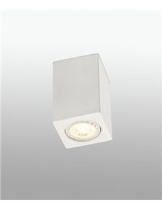 Plafón de techo Sven SQ – Faro – Foco de techo cuadrado de yeso