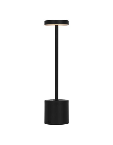 Lámpara portátil Freya – AJP – Lámpara LED negra, recargable