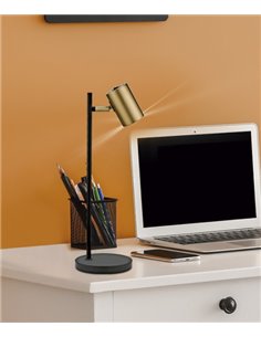 Lámpara de escritorio Paros – AJP – Lámpara moderna con cabezal orientable