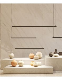 Lámpara colgante o superficie Evo Mini – Beneito & Faure – Diseño horizontal minimalista, lámpara LED
