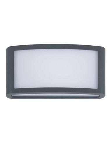 Aplique de exterior Zenitha - FORLIGHT - Lámpara de pared LED, negra