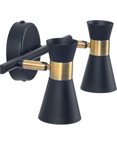 Lámpara de techo/pared Eufo - FORLIGHT - Iluminación directa orientable, 2 luces 2