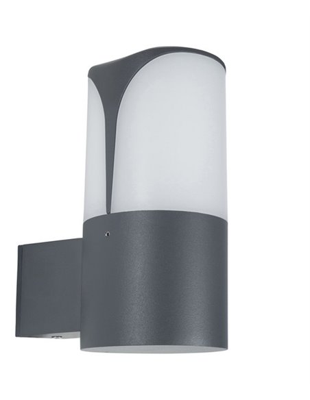Aplique de pared de exterior Astra - FORLIGHT - Acabado gris oscuro