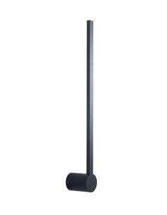 Aplique de pared Passeggio - FORLIGHT - Lámpara minimalista negra LED, IP54 2