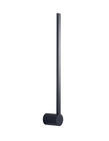 Aplique de pared Passeggio - FORLIGHT - Lámpara minimalista negra LED, IP54