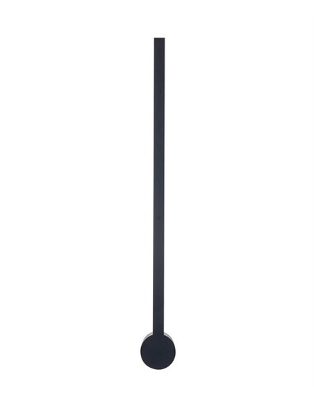 Aplique de pared Passeggio - FORLIGHT - Lámpara minimalista negra LED, IP54