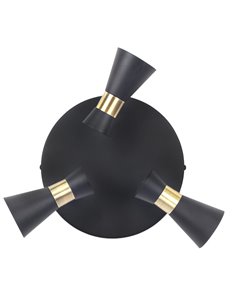 Plafón de techo Eufo - FORLIGHT - Lámpara circular con 3 focos orientables 2