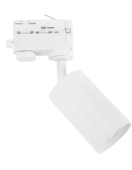 Proyector de carril Luvo - FORLIGHT - Lámpara orientable GU10 en blanco o negro