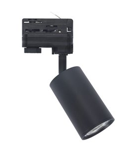 Proyector de carril Luvo - FORLIGHT - Lámpara orientable GU10 en blanco o negro