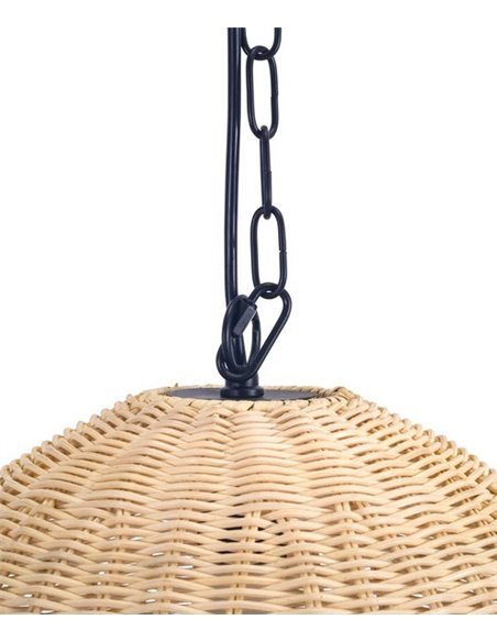 Lámpara colgante Cortic - FORLIGHT - Diseño boho chic natural