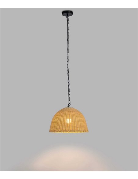Lámpara colgante Cortic - FORLIGHT - Diseño boho chic natural