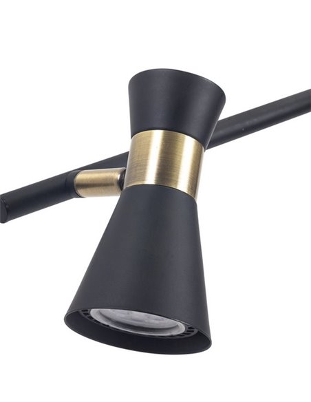 Plafón de techo Eufo - FORLIGHT - Lámpara lineal con 4 focos orientables