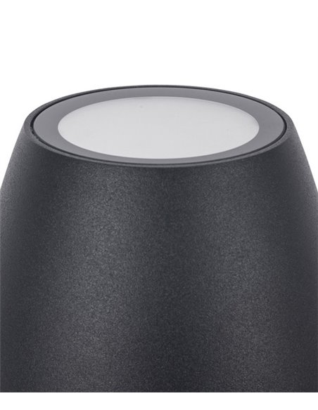 Aplique de pared de exterior Eclipta I - FORLIGHT - Lámpara decorativa en 3 colores, IP54