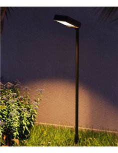 Lámpara proyector de exterior Pious - FORLIGHT - Lámpara con estaca LED, altura: 77 cm