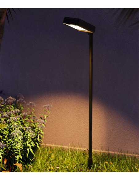 Lámpara proyector de exterior Pious - FORLIGHT - Lámpara con estaca LED, altura: 77 cm