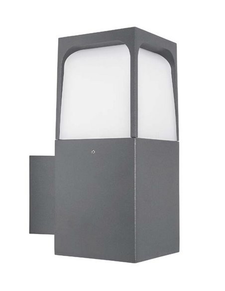 Aplique de pared de exterior Veta - FORLIGHT - Acabado negro