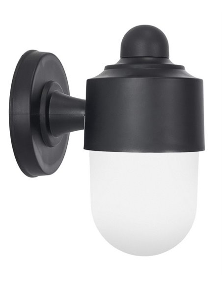 Lámpara de exterior Alan - FORLIGHT - Aplique de pared negro