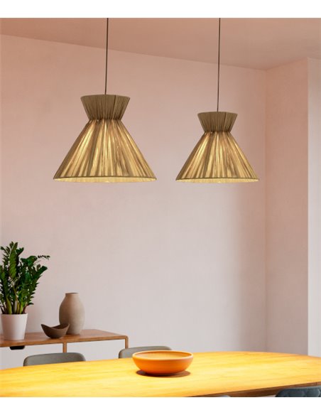 Lámpara colgante Dama - FORLIGHT - Lámpara de papel boho chic