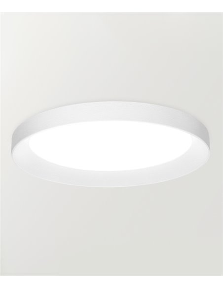 Foco empotrable Stram - Arkoslight - Downlight blanco LED, Ø 22 cm