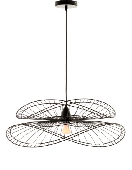 Lámpara colgante Magdalena - IDP Lampshades - Lámpara  decorativa negra