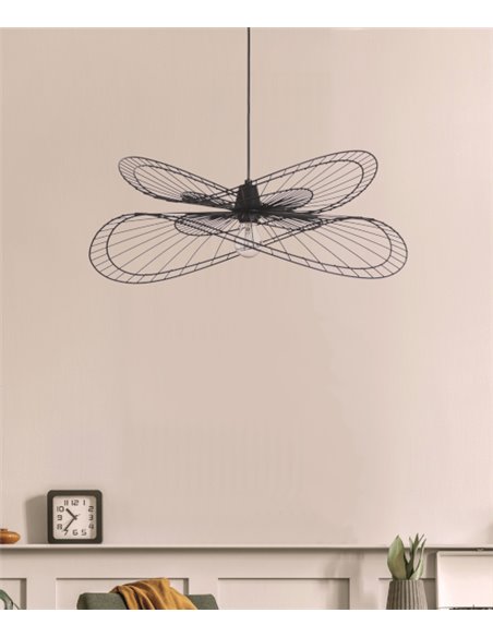 Lámpara colgante Magdalena - IDP Lampshades - Lámpara  decorativa negra