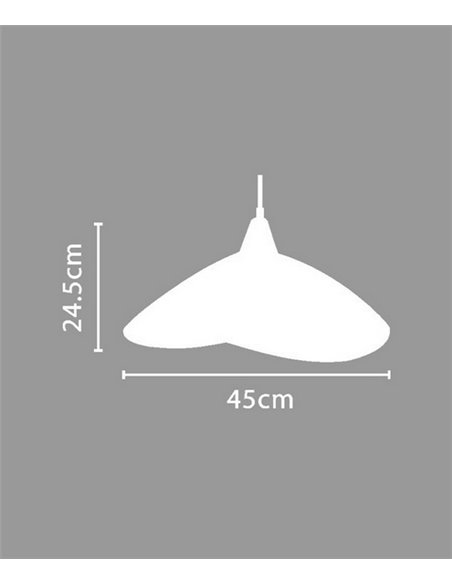 Lámpara colgante Kasteli - IDP Lampshades - Lámpara de mimbre en 2 tamaños