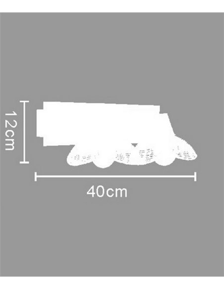 Aplique de pared Kasteli - IDP Lampshades - Lámpara con 2 pantallas de mimbre