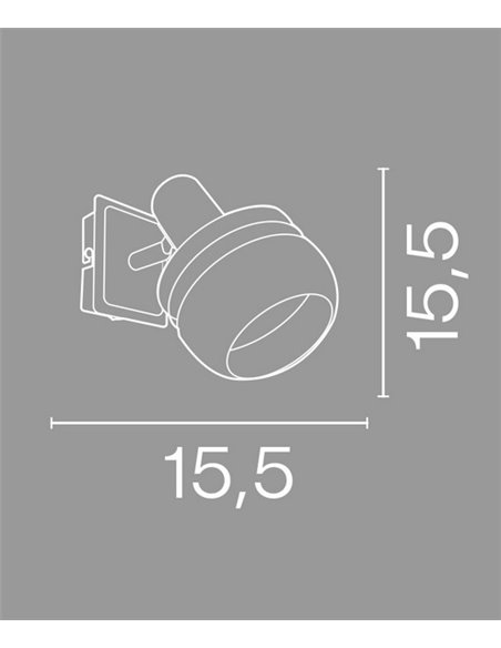Aplique de pared Birtley – IDP Lampshades – Lámpara de pared orientable de madera y metal negro