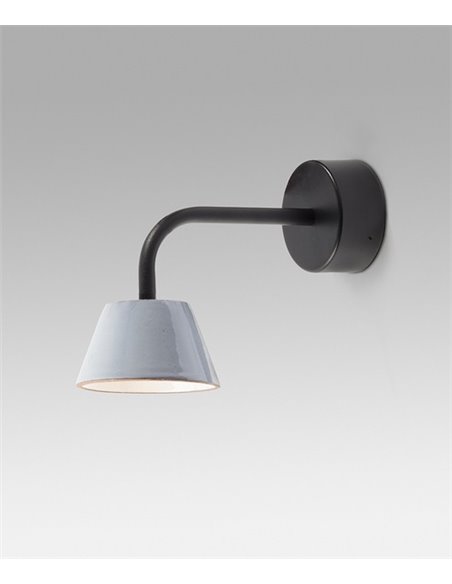 Lámpara de pared Absidiola - Luxcambra - Pantalla cónica de cerámica