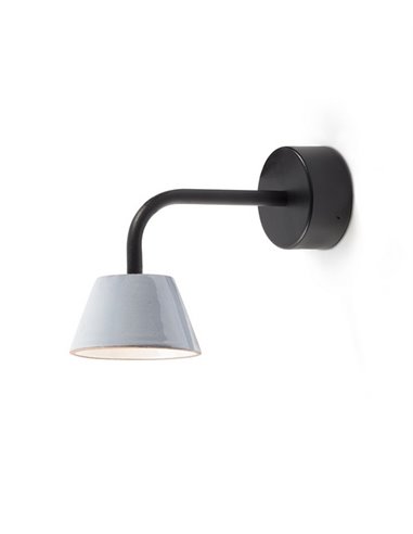 Lámpara de pared Absidiola - Luxcambra - Pantalla cónica de cerámica