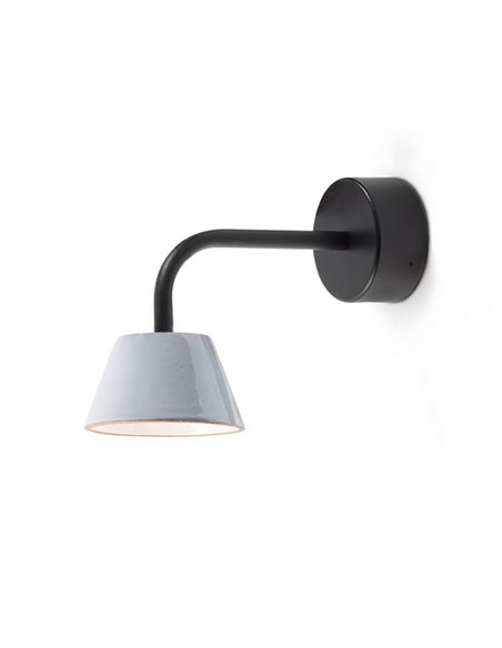 Lámpara de pared Absidiola - Luxcambra - Pantalla cónica de cerámica