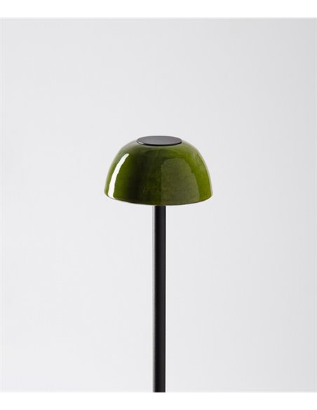 Lámpara de pie Absidiola - Luxcambra - Pantalla de cerámica, 120 cm