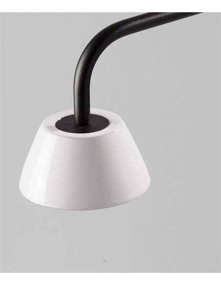 Lámpara de pie Absidiola - Luxcambra - Pantalla cónica de cerámica en varios colores