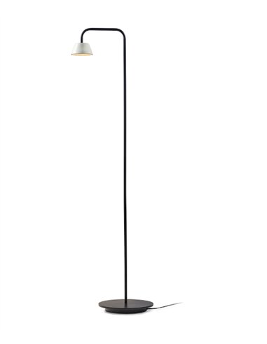 Lámpara de pie Absidiola - Luxcambra - Pantalla cónica de cerámica en varios colores