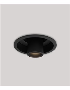 Lámpara de techo empotrable Orbit - Onok - Foco orientable LED en blanco o negro 2