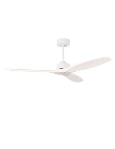 Ventilador de techo sin luz Stem Evo - FORLIGHT - Ventilador DC de madera blanca