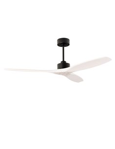 Ventilador de techo sin luz Stem Evo - FORLIGHT - Ventilador de madera blanca, motor DC