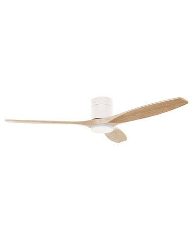 Ventilador de techo Stem Evo - FORLIGHT - Ventilador LED de madera clara