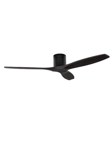 Ventilador de techo Stem Evo - FORLIGHT - Ventilador negro, motor DC