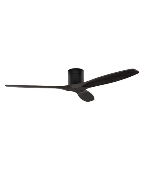 Ventilador de techo Stem Evo - FORLIGHT - Ventilador negro, motor DC