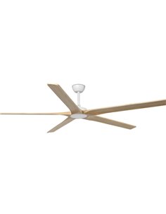 Ventilador de techo Bigwood 20 XL - Faro - Palas de madera FSC de pino, motor DC 2